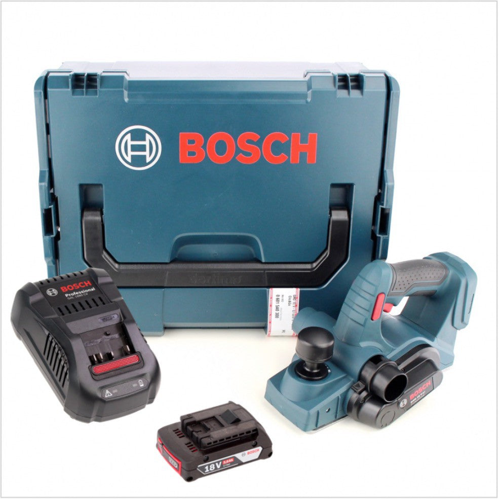 Bosch GHO 18 V-LI Akku Hobel 18V + 1x Akku 2,0Ah + Ladegerät + L-Boxx - Toolbrothers