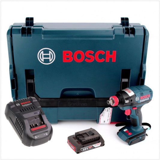 Bosch GDX 18 V-EC Professional 18 V  Akku Drehschlagschrauber in L-Boxx, GAL 1880 CV Schnellladegerät und 1x GBA 2 Ah Akku - Toolbrothers