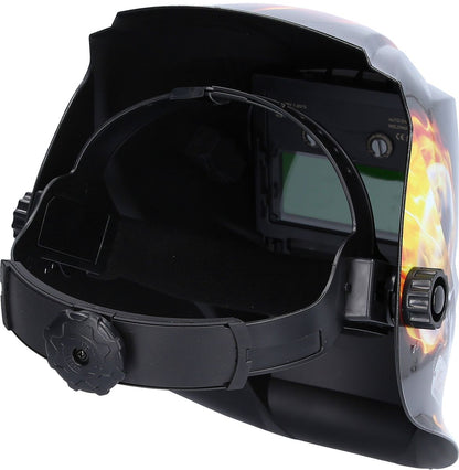 KS TOOLS Automatik-Schweißer-Schutzhelm, Flame Design ( 310.0155 ) - Toolbrothers