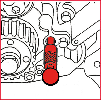 KS TOOLS Motoreinstell-Werkzeug-Satz für Fiat / Iveco, 5-tlg ( 400.0400 )