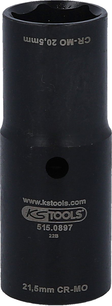 KS TOOLS 1/2" Spezial-Alu-Felgen 2 in 1 Kraft-Stecknuss für Ford, 20,5 / 21,5 mm ( 515.0897 ) - Toolbrothers