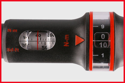 KS TOOLS 1/2" ERGOTORQUE®precision Ratschen-Drehmomentschlüssel Drehknopf, 20-200Nm ( 516.2442 )