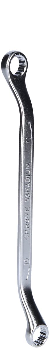 KS TOOLS Doppel-Ringschlüssel, leicht gekröpft, 10x11mm ( 517.0873 ) - Toolbrothers