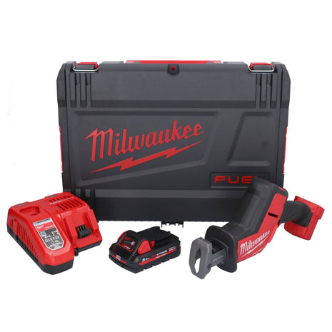 Milwaukee M18 FHZ-301X Akku Säbelsäge 18 V 22 mm Brushless + 1x Akku 3,0 Ah + Ladegerät + HD Box - Toolbrothers