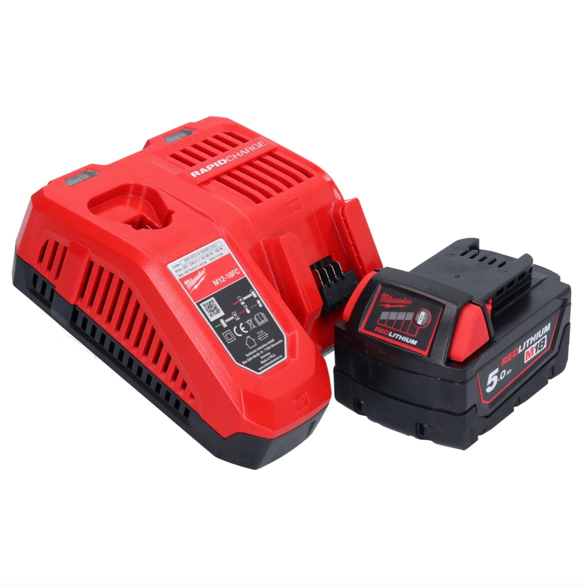 Milwaukee M18 FHZ-501X Akku Säbelsäge 18 V 22 mm Brushless + 1x Akku 5,0 Ah + Ladegerät + HD Box - Toolbrothers