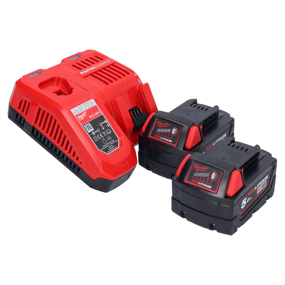 Milwaukee M18 FHZ-502X Akku Säbelsäge 18 V 22 mm Brushless ( 4933459885 ) + 2x Akku 5,0 Ah + Ladegerät + HD Box - Toolbrothers