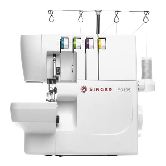 Singer S0105 Overlock Nähmaschine 105 Watt 1300 U/min 6 Sticharten 4 Fäden - Toolbrothers