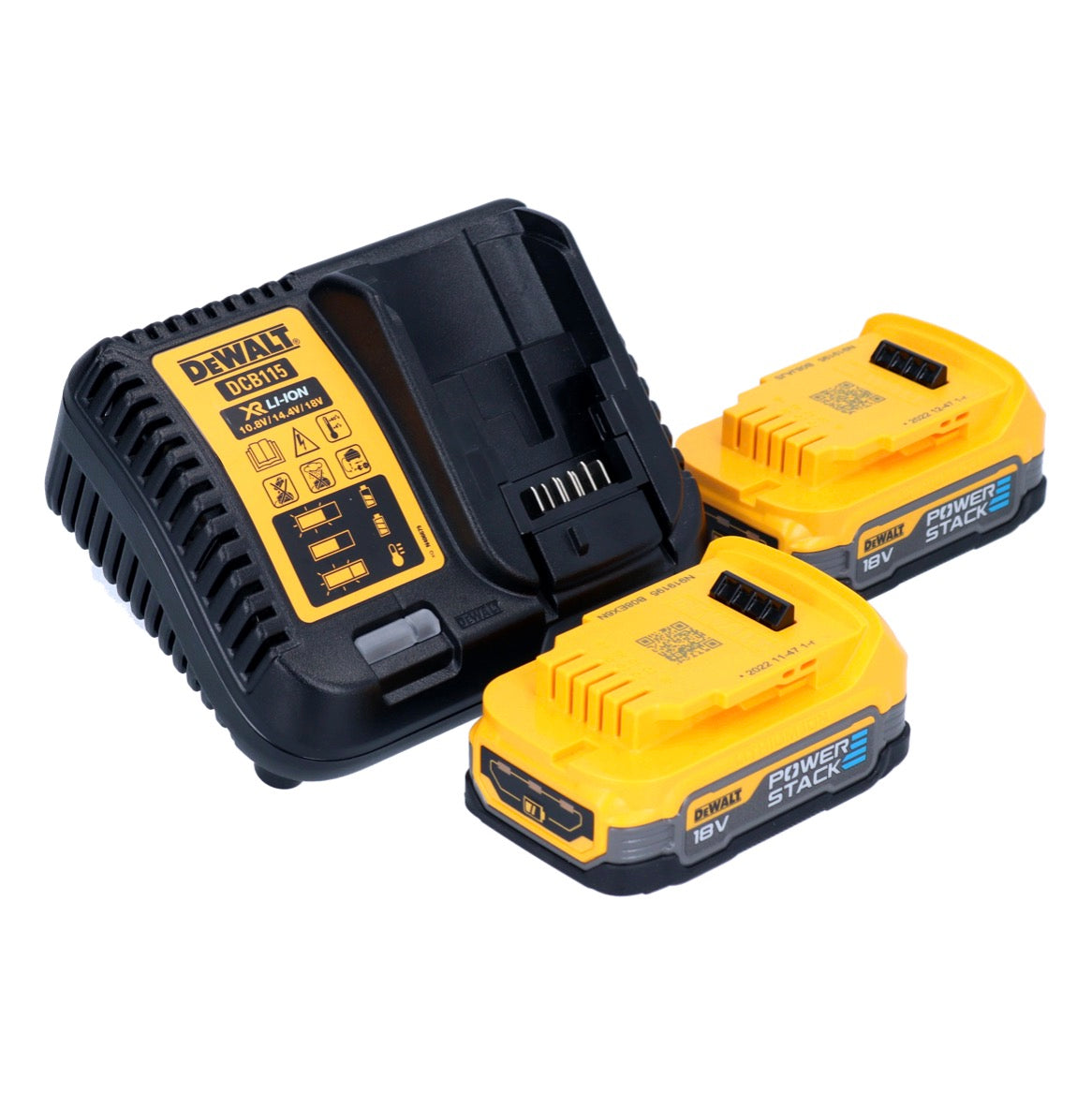 DeWalt DCF 850 E2T Akku Schlagschrauber 18 V 205 Nm 1/4" Brushless + 2x Akku 1,7 Ah + Ladegerät + TSTAK - Toolbrothers