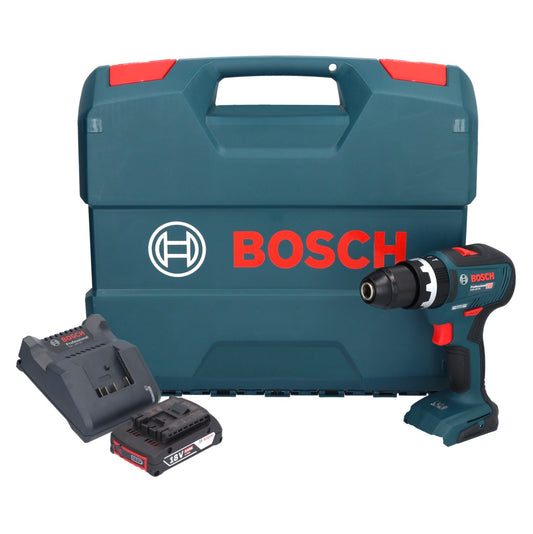 Bosch GSB 18V-55 Professional Akku Schlagbohrschrauber 18 V 55 Nm Brushless + 1x Akku 2,0 Ah + Ladegerät + Koffer - Toolbrothers