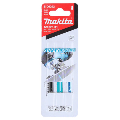 Makita Stichsägeblatt Set 6 tlg. 77 mm Holz / Kunststoff / Metall ( 2x B-06292 ) - Toolbrothers