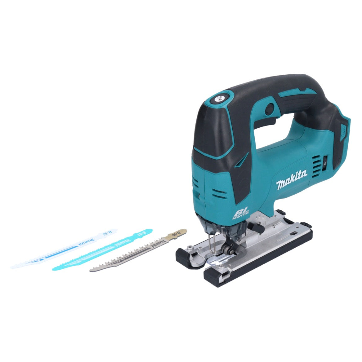 Makita DJV 182 Z Akku Pendelhubstichsäge 18V Brushless + 3 tlg. Stichsägeblatt Set - ohne Akku, ohne Ladegerät - Toolbrothers