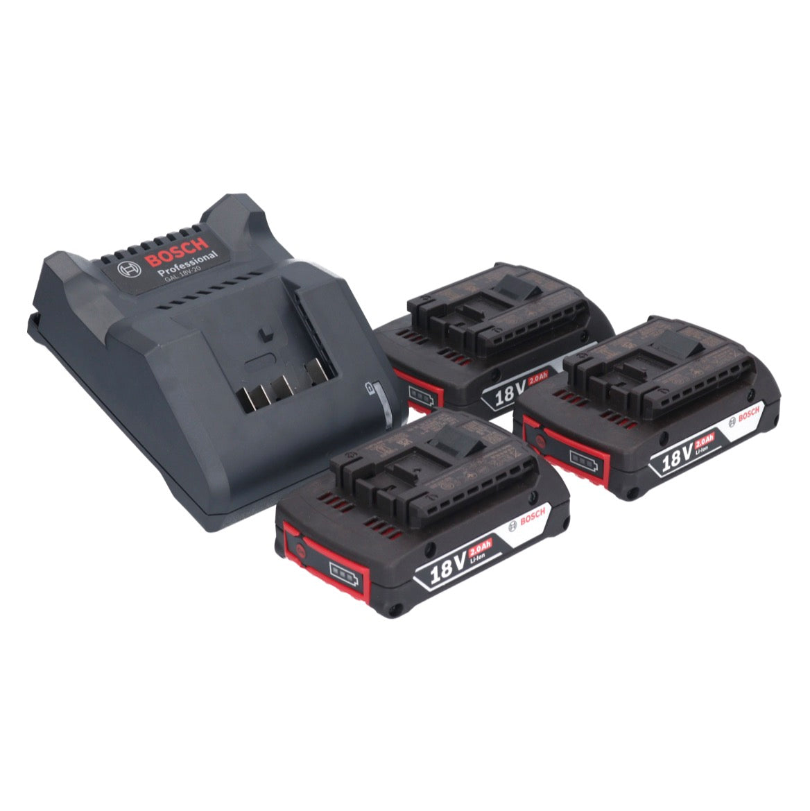 Taladro GSB 18V-55 EC Professional con 2 baterías de 3.0 Ah, cargador y  maletín L-BOXX - BOSCH 0615900M0E - SIA Suministros