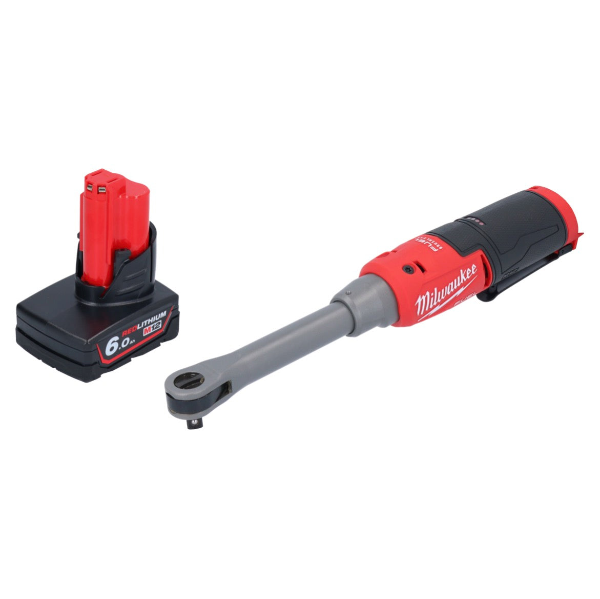 Milwaukee M12 FHIR38LR-601 Hochgeschwindigkeits Akku Ratsche Lang 12 V 47 Nm 3/8" + 1x Akku 6,0 Ah - ohne Ladegerät - Toolbrothers