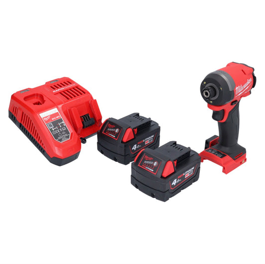 Clé à chocs sans fil Milwaukee M18 FID3-402 18 V 1/4" 226 Nm sans balai + 2x batteries 4,0 Ah + chargeur