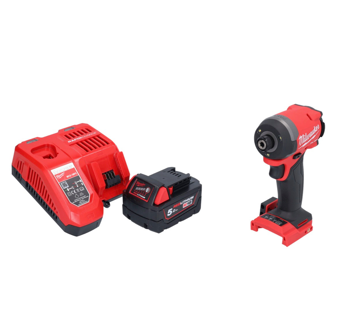 Milwaukee M18 FID3-501 Akku Schlagschrauber 18 V 1/4" 226 Nm Brushless + 1x Akku 5,0 Ah + Ladegerät - Toolbrothers