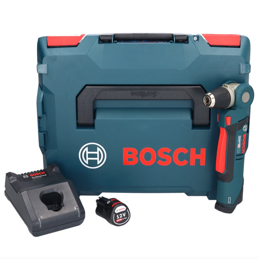 Bosch Professional GWB 12V-10 Akku Winkelbohrmaschine 12 V + 1x Akku 2,0 Ah + Ladegerät + L-Boxx - Toolbrothers