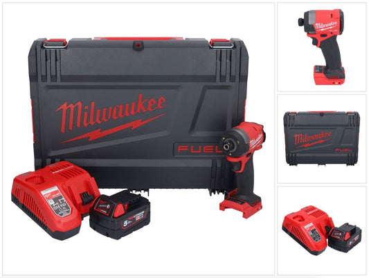 Milwaukee M18 FID3-501X Akku Schlagschrauber 18 V 1/4" 226 Nm Brushless + 1x Akku 5,0 Ah + Ladegerät + HD Box - Toolbrothers