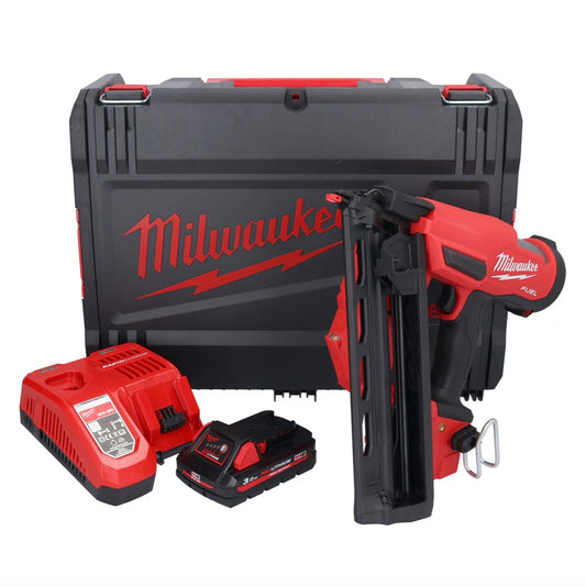 Milwaukee M18 FN16GA-301X Akku Nagler 18 V 32 - 64 mm Brushless + 1x Akku 3,0 Ah + Ladegerät + HD Box - Toolbrothers