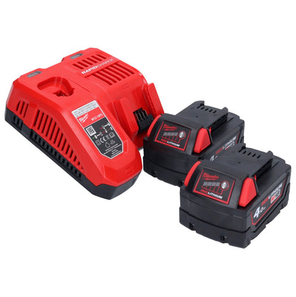 Milwaukee M18 ONEFHPX-402X Akku Kombihammer 18 V 5,0 J Brushless + 2x Akku 4,0 Ah + Ladegerät + HD Box