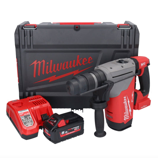 Milwaukee M18 ONEFHPX-551X Akku Kombihammer 18 V 5,0 J Brushless + 1x Akku 5,5 Ah + Ladegerät + HD Box