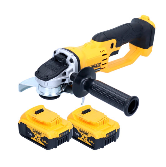 DeWalt DCG 412 Akku Winkelschleifer 18 V 125 mm + 2x Akku 5,0 Ah - ohne Ladegerät - Toolbrothers