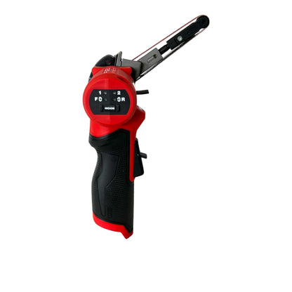 Lime à bande pour batterie Milwaukee M12 FBFL10-251 12 V 10 x 330 mm + 1x batterie 2,5 Ah + chargeur