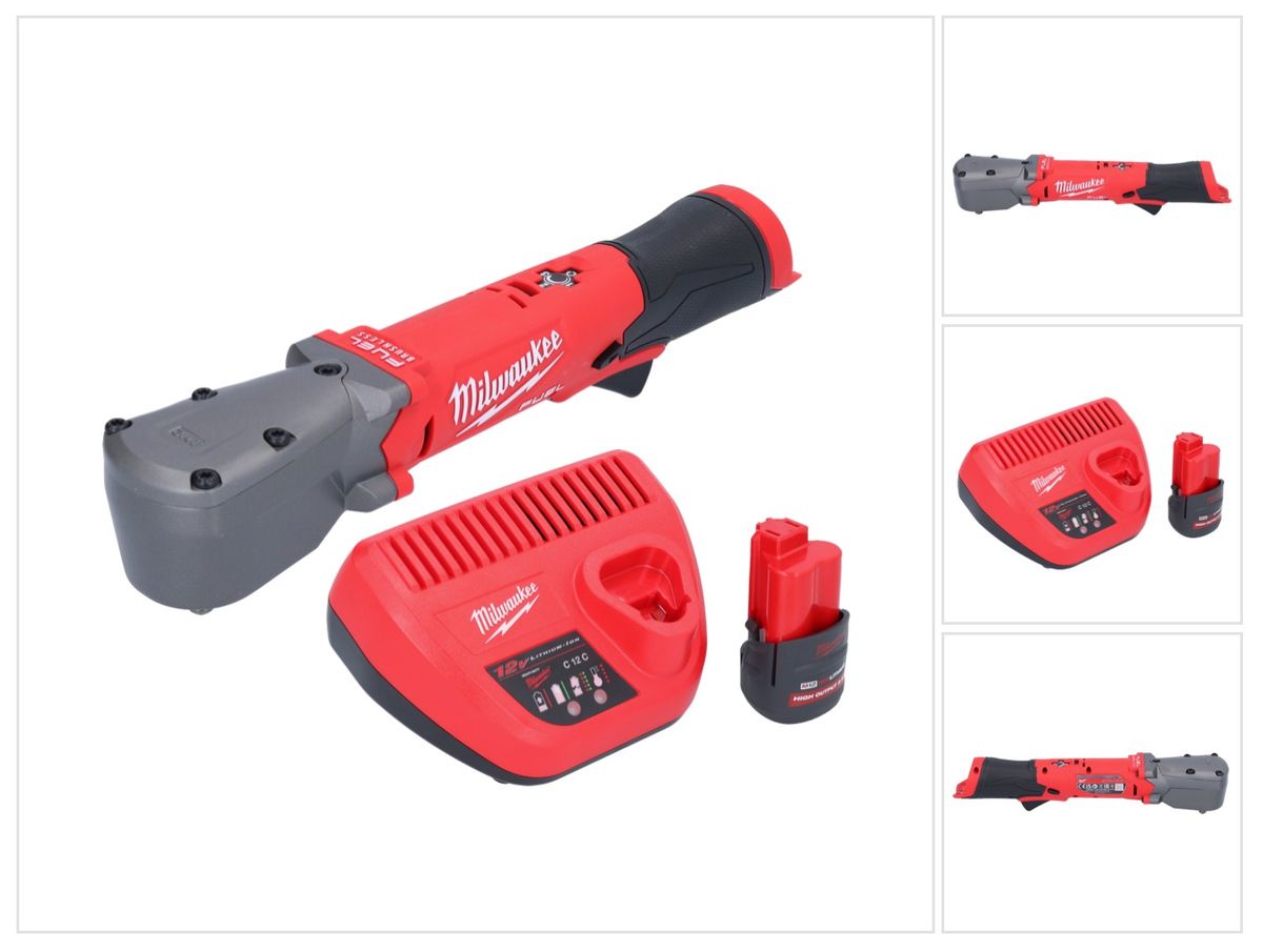 Milwaukee M12 FRAIWF38-251 Akku Winkelschlagschrauber 12 V 3/4" 270 Nm Brushless + 1x Akku 2,5 Ah + Ladegerät