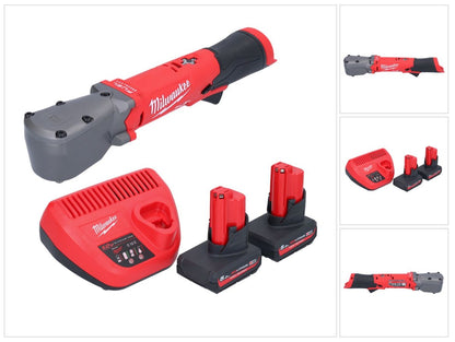 Clé à chocs angulaire sur batterie Milwaukee M12 FRAIWF38-502 12 V 3/4" 270 Nm sans balai + 2x batteries 5,0 Ah + chargeur