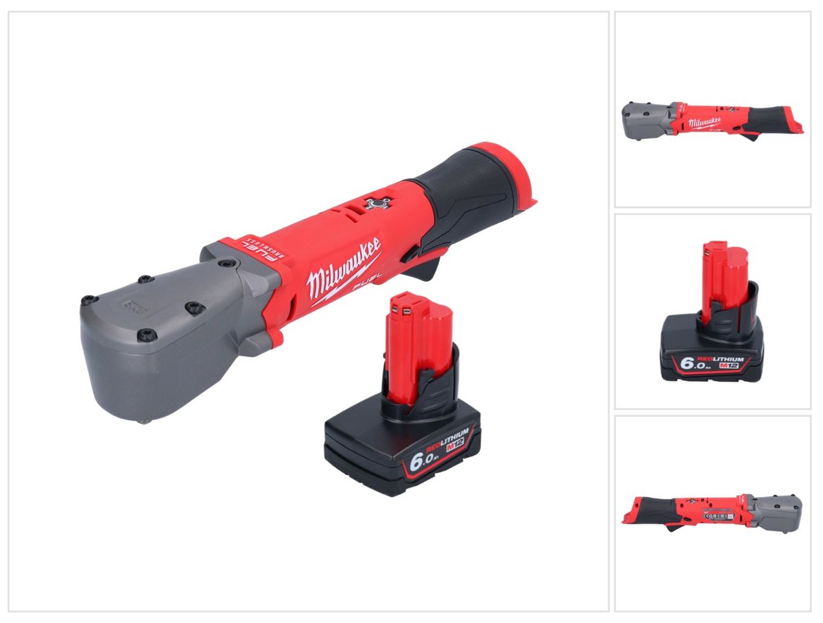 Milwaukee M12 FRAIWF38-601 Akku Winkelschlagschrauber 12 V 3/4" 270 Nm Brushless + 1x Akku 6,0 Ah - ohne Ladegerät - Toolbrothers