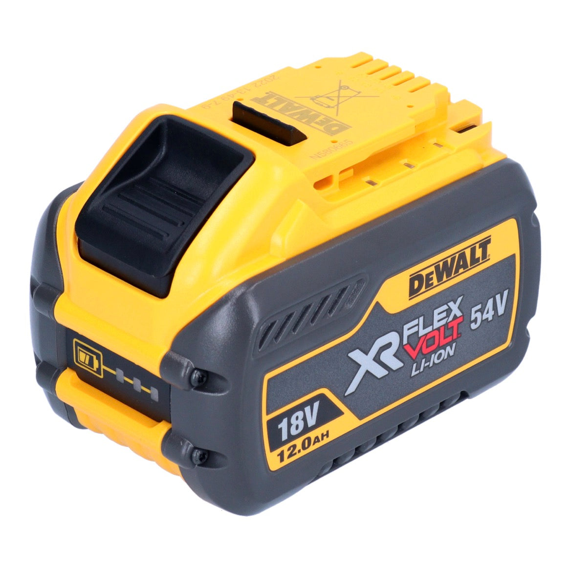 DeWalt DCB 548 Akku 18 V / 54 V max. 12 Ah / 12000 mAh Li-Ion XR FLEXVOLT - mit Ladestandanzeige