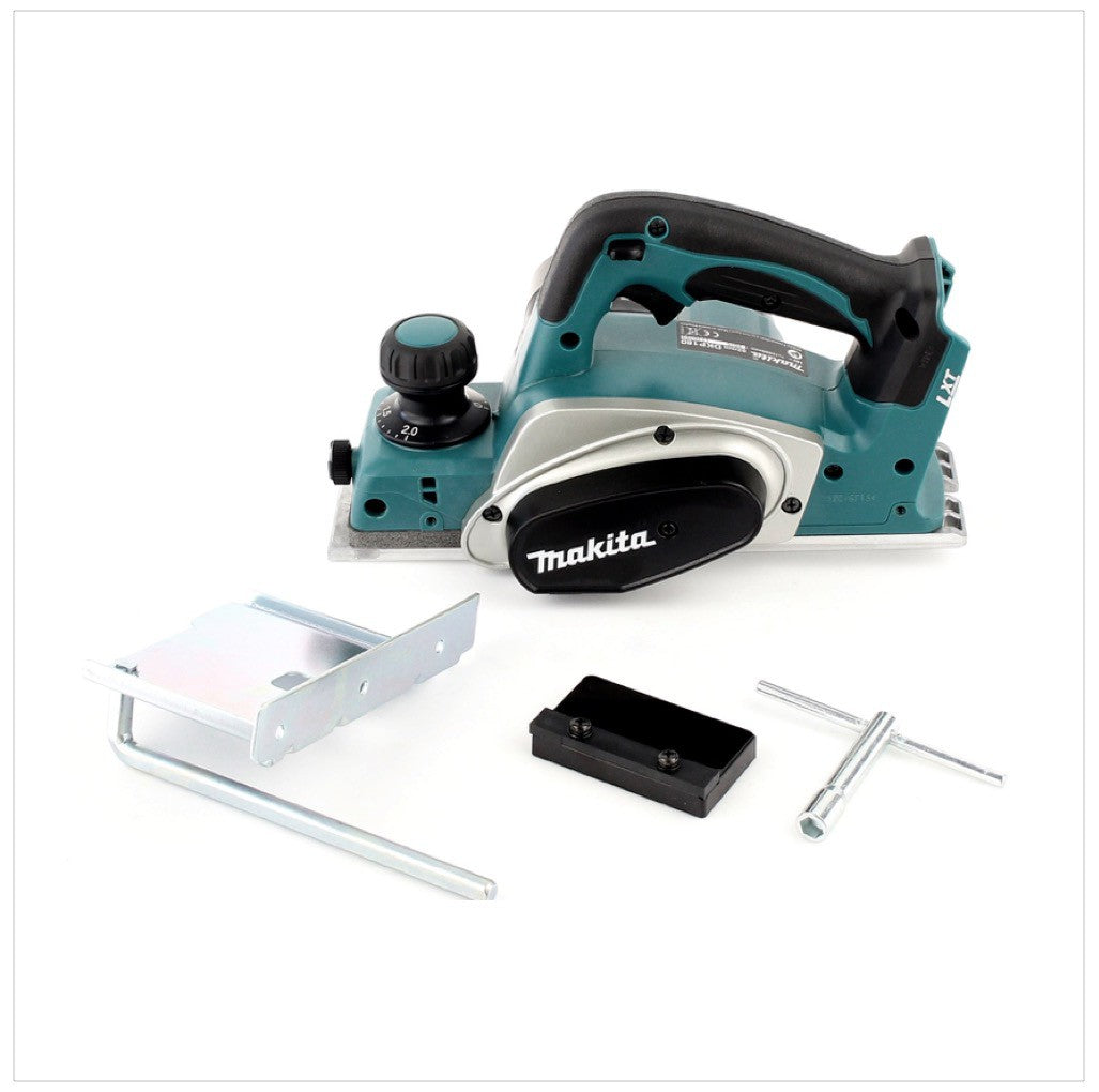 Makita DKP 180 RA1J Akku Hobel 18 V 82 mm + 1x Akku 2,0 Ah + Ladegerät + Makpac - Toolbrothers