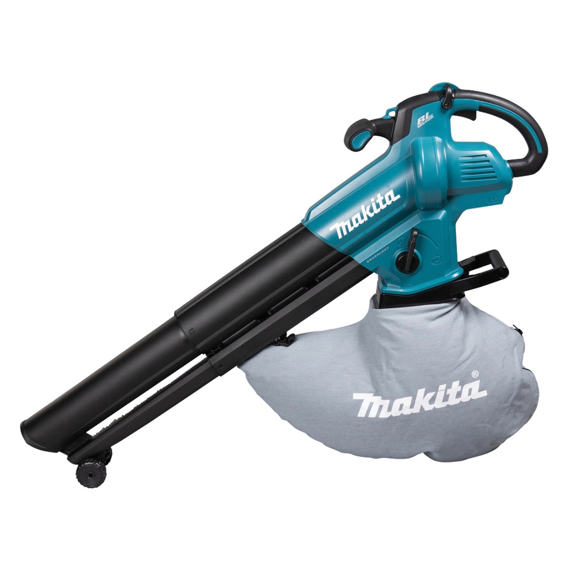 Makita DUB 187 RF2 Akku Laubbläser und Laubsauger 18 V Brushless + 2x Akku 3,0 Ah + Ladegerät