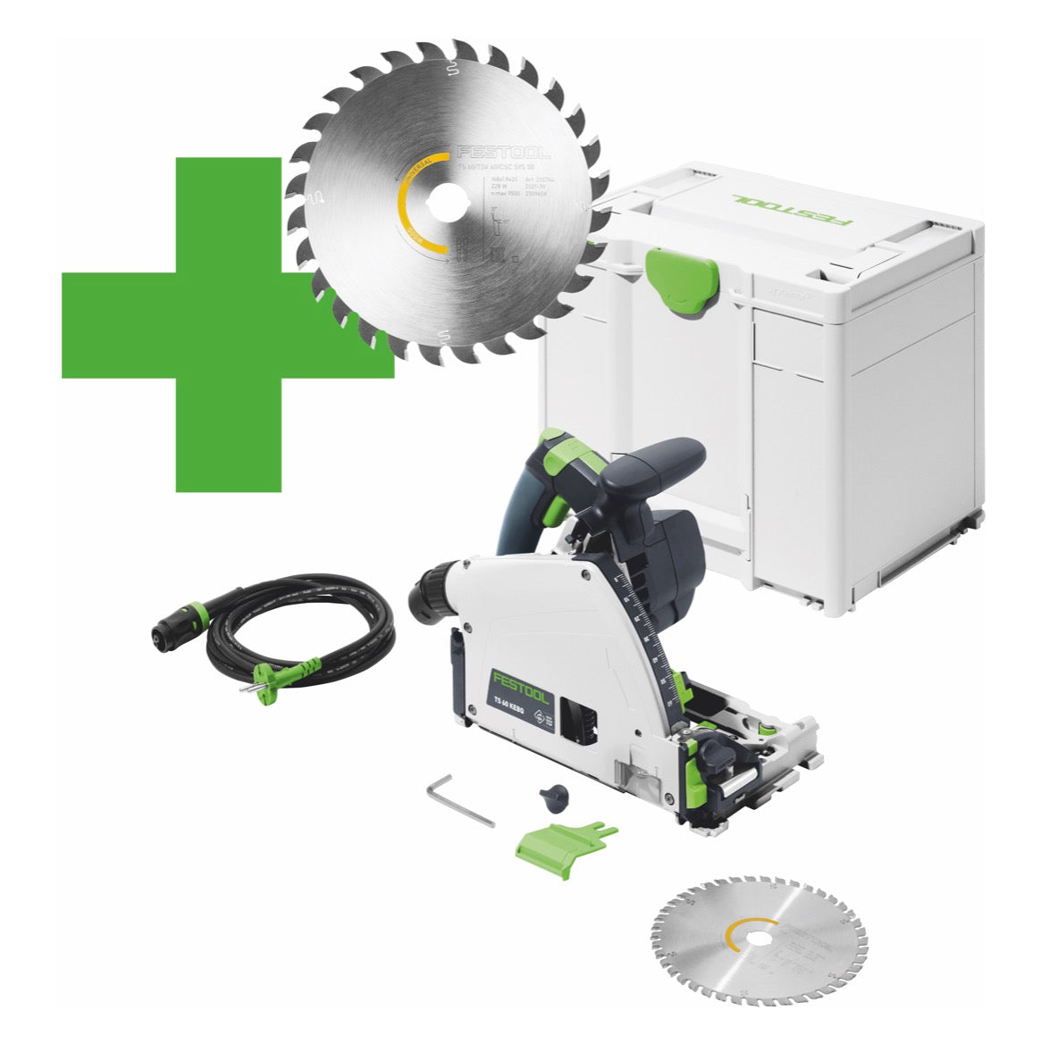 Festool TS 60 K-Plus Master Edition Tauchsäge 1500 Watt 168 mm ( 577847 ) + Sägeblatt + Systainer