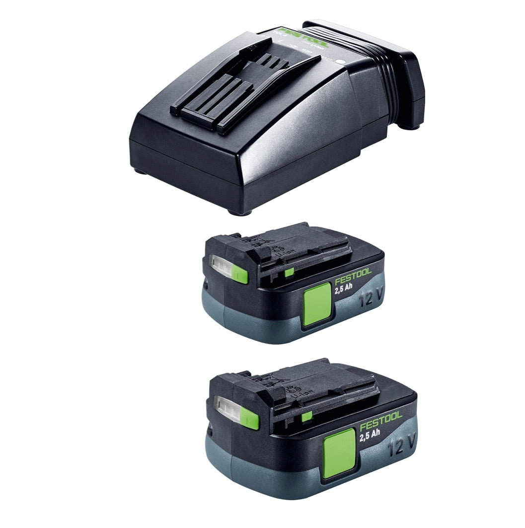 Festool TXS 12 2.5-Plus perceuse-visseuse sans fil 12 V 30 Nm sans balais (576873) + 2x batteries 2,5 Ah + chargeur + systainer