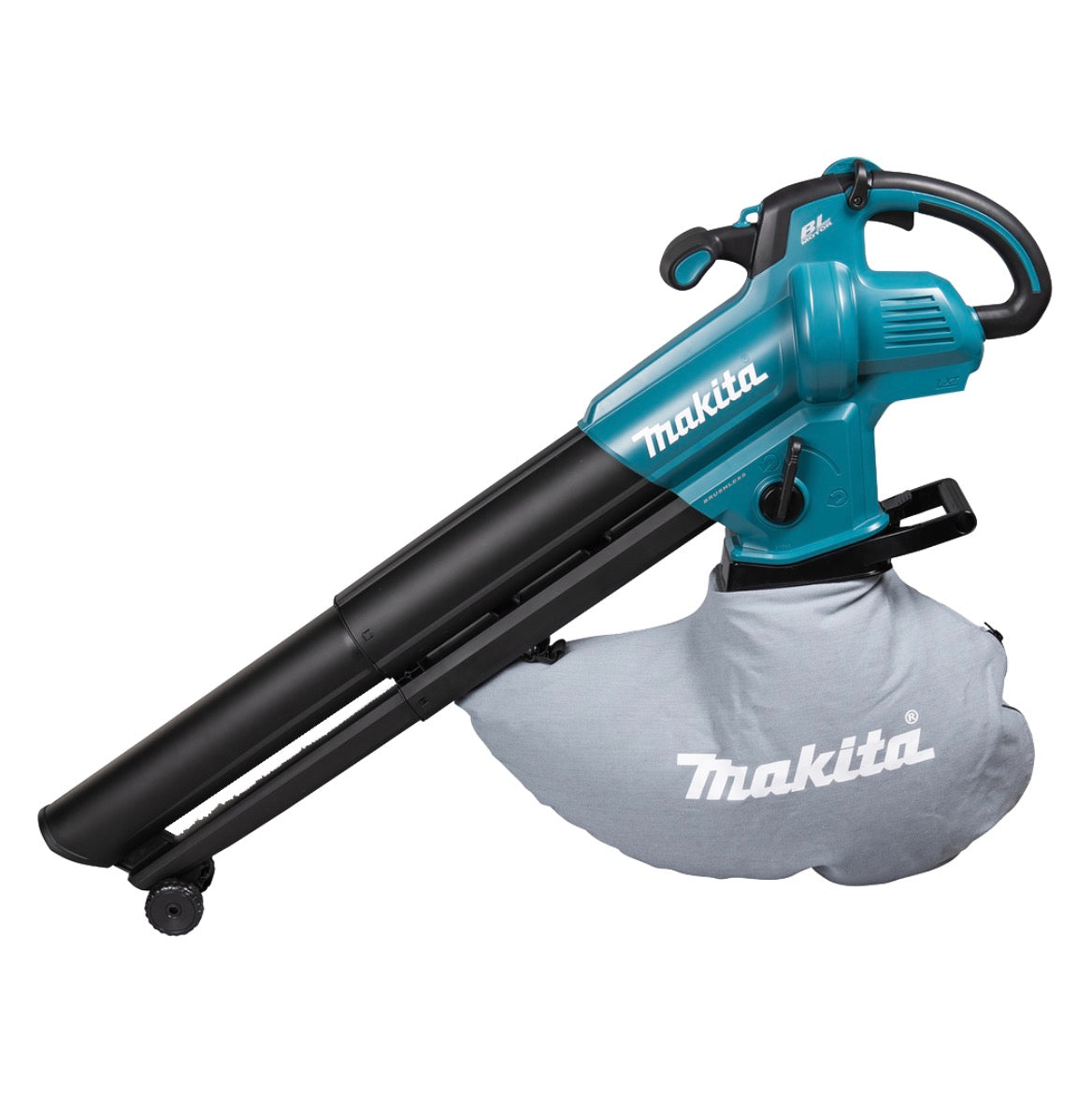 Makita DUB 187 RM2 Akku Laubbläser und Laubsauger 18 V Brushless + 2x Akku 4,0 Ah + Ladegerät