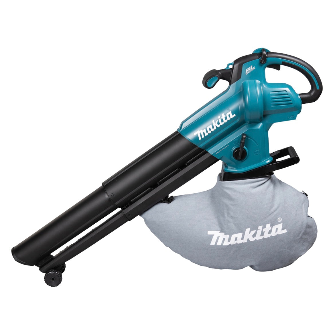 Souffleur et aspirateur à feuilles sur batterie Makita DUB 187 RT2 18 V sans balais + 2x batteries 5,0 Ah + chargeur