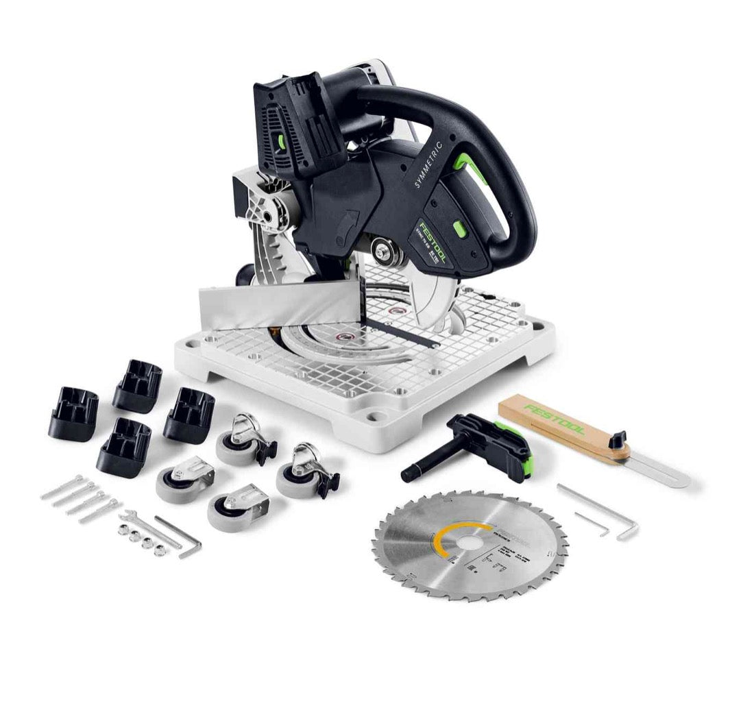 Festool SYMC 70 EB-Basic SYMMETRIC Akku Leistensäge 36 V ( 2 x 18 V ) 216 mm ( 577424 ) Solo - ohne Akku, ohne Ladegerät