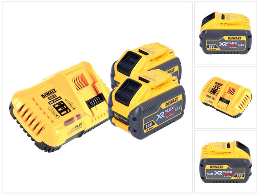 DeWalt DCB 118 Y2 Akku Starter Set 18 V / 54 V 2x XR FLEXVOLT Akku 12 Ah + Ladegerät