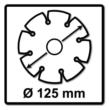 Bosch Standard for Universal Diamanttrennscheibe 125 x 22,23 mm 2 Stk. ( 2x 2608615059 ) für Beton, Stahl-Beton, Back-, Kalk- und Sand-Stein