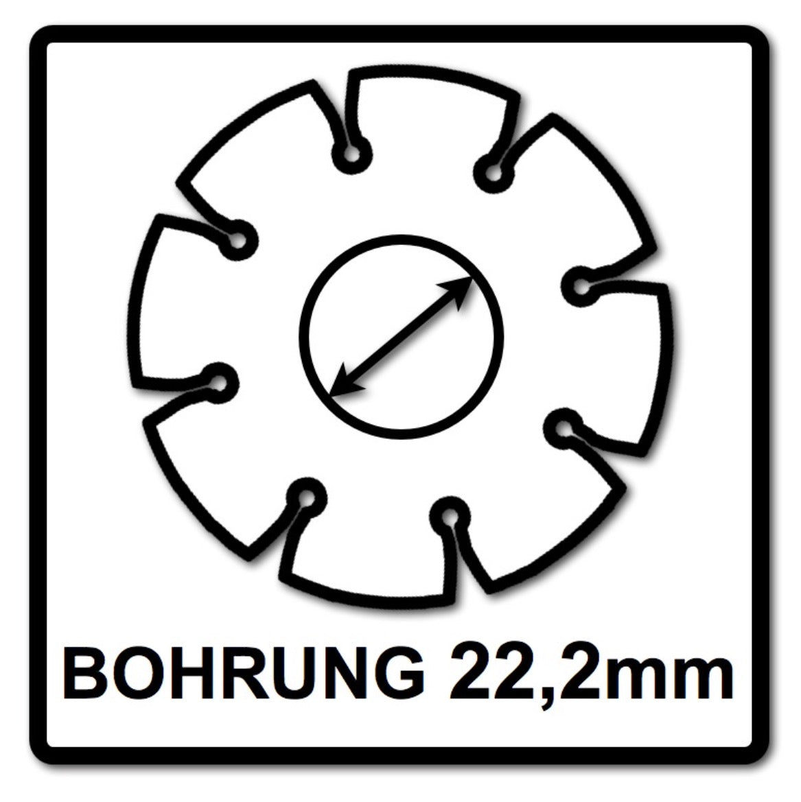 Bosch Standard for Universal Diamanttrennscheibe 125 x 22,23 mm 2 Stk. ( 2x 2608615059 ) für Beton, Stahl-Beton, Back-, Kalk- und Sand-Stein