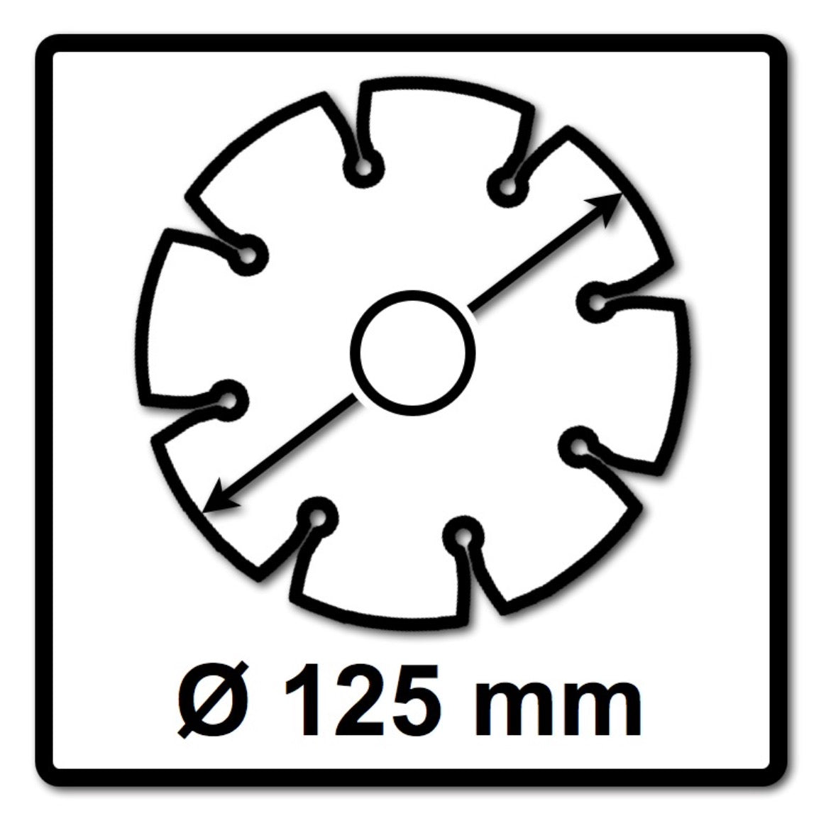 Bosch Standard for Universal Diamanttrennscheibe 125 x 22,23 mm 20 Stk. ( 20x 2608615060 ) für Beton, Stahl-Beton, Back-, Kalk- und Sand-Stein