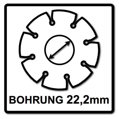 Bosch Standard for Universal Diamanttrennscheibe 125 x 22,23 mm 20 Stk. ( 20x 2608615060 ) für Beton, Stahl-Beton, Back-, Kalk- und Sand-Stein