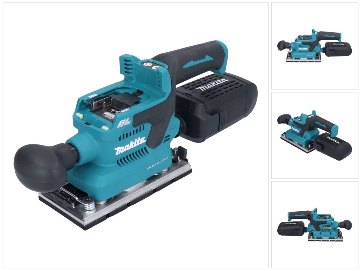 Makita DBO 382 Z Akku Schwingschleifer 18 V 93 x 185 mm Brushless Solo - ohne Akku, ohne Ladegerät