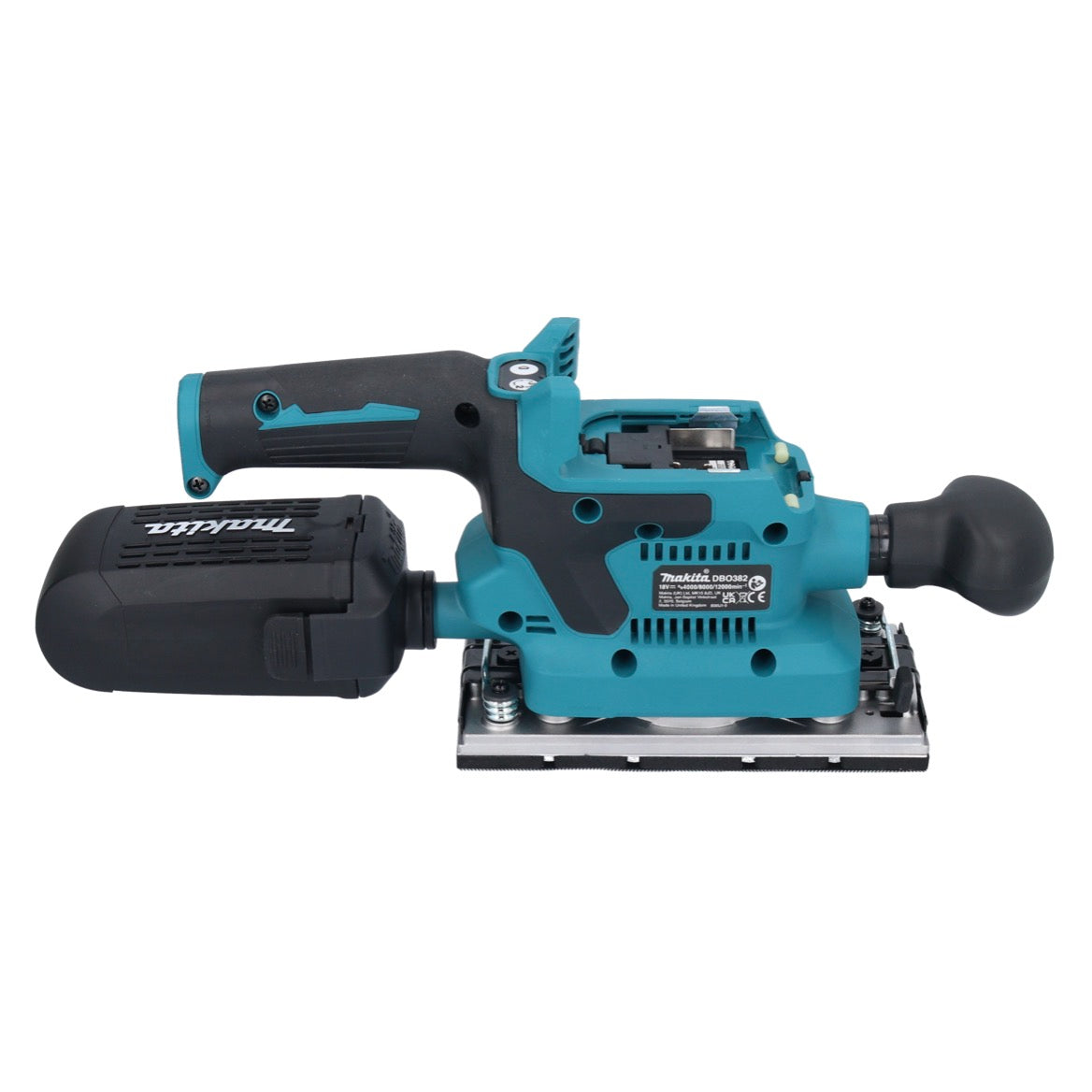 Makita DBO 382 Z Akku Schwingschleifer 18 V 93 x 185 mm Brushless Solo - ohne Akku, ohne Ladegerät