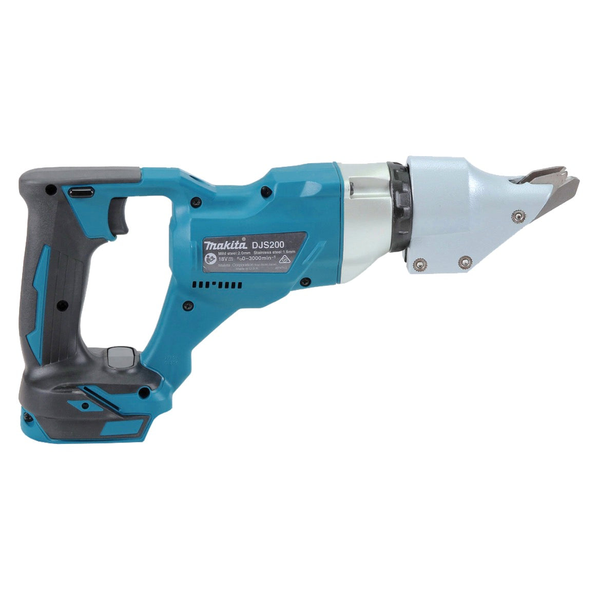 Makita DJS 200 Z Akku Blechschere 18 V Brushless Solo - ohne Akku, ohne Ladegerät