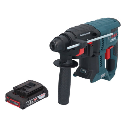 Bosch GBH 18V-21 Professional Akku Bohrhammer 18 V 2,0 J SDS plus Brushless + 1x Akku 2,0 Ah - ohne Ladegerät