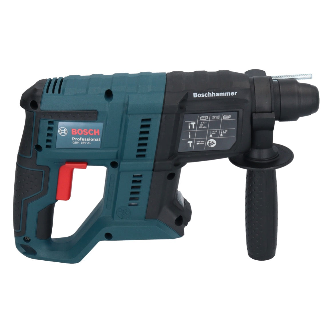 Bosch GBH 18V-21 Professional Akku Bohrhammer 18 V 2,0 J SDS plus Brushless + 1x Akku 2,0 Ah - ohne Ladegerät