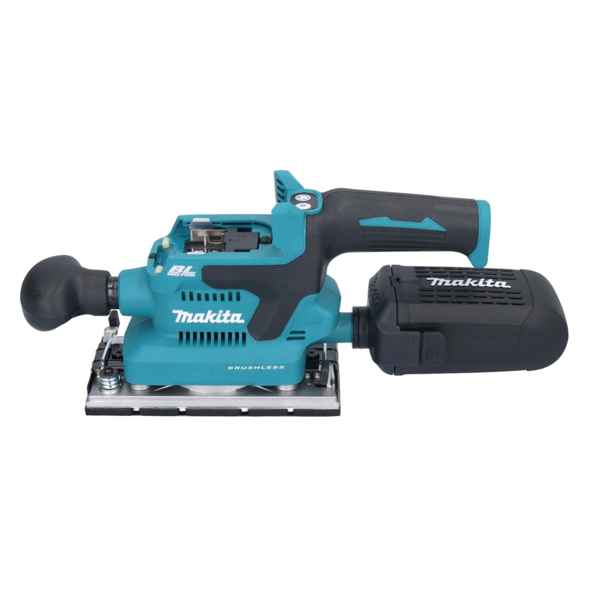 Makita DBO 382 F1 Akku Schwingschleifer 18 V 93 x 185 mm Brushless + 1x Akku 3,0 Ah - ohne Ladegerät