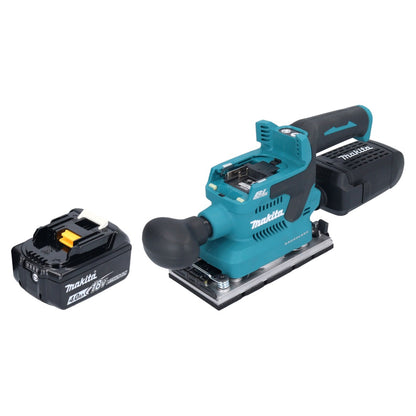 Makita DBO 382 M1 Akku Schwingschleifer 18 V 93 x 185 mm Brushless + 1x Akku 4,0 Ah - ohne Ladegerät