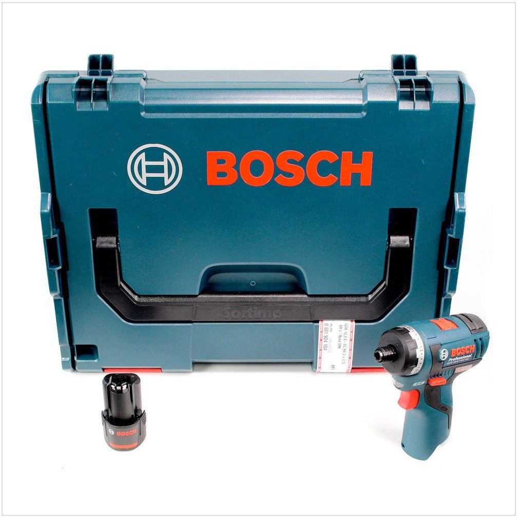 Bosch GSR 10,8 V-EC HX Akku Bohrschrauber in L-Boxx + 1 x GBA 10,8 V 2,5 Ah Akku - Toolbrothers